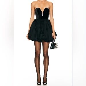 NBD Odette Mini Dress in Black Size X-Small